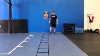 Agility Ladder Scissor Drill