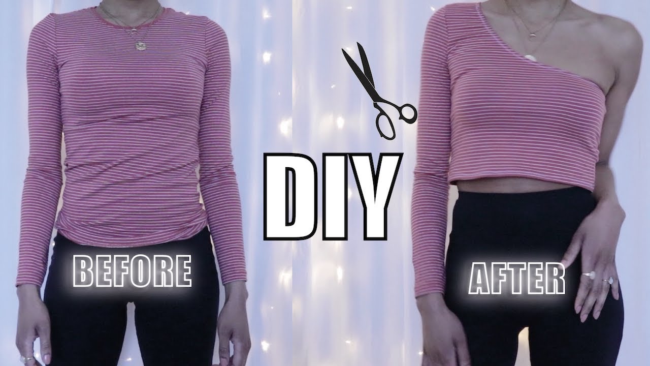 DIY Long Sleeve Shirt into Crop Top: Turn Old into New with This Easy ...