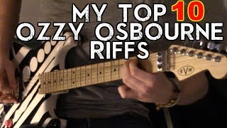 My Top 10 Ozzy Osbourne Riffs