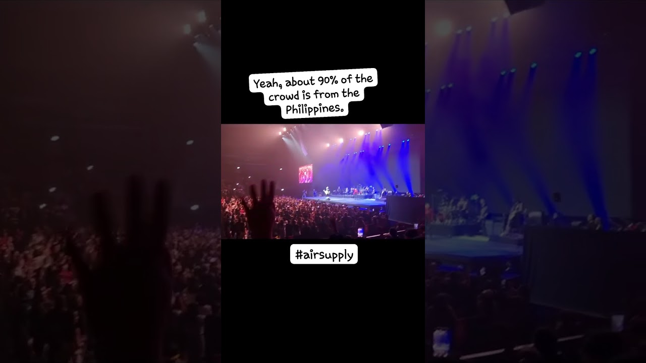 Вот как филиппинцы поддерживают своих легенд. На концерте Air Supply царила атмосфера любви ❤️🇵🇭