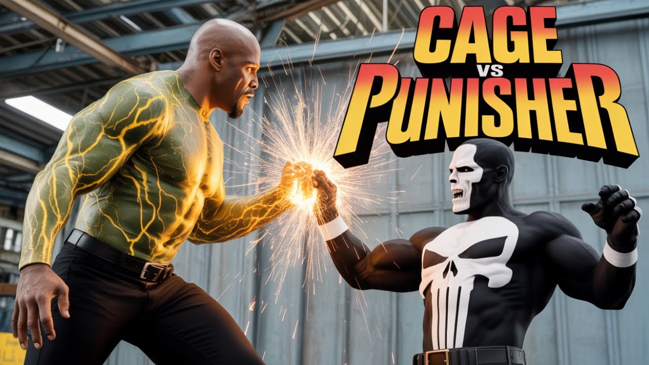 Three Marvel Warriors Collide Punisher Luke Cage US Agent