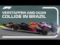 Verstappen And Ocon Collide | 2018 Brazilian Grand Prix