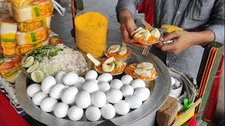 India's Famous Egg Ghugni at Sealdah Railway Station | Kolkata Street Food