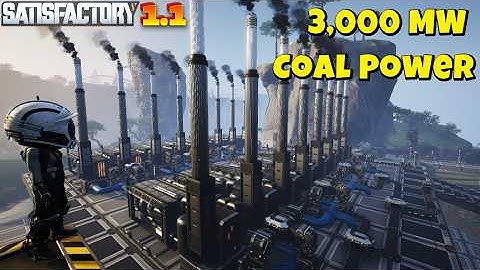 Adding 3,000 MW of Coal Power - New Satisfactory 1.1 Playthrough