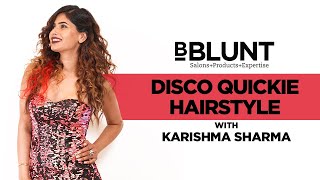 Get Karishma Sharmas Red Hot Curls With Her Disco Quickie Hairstyle
