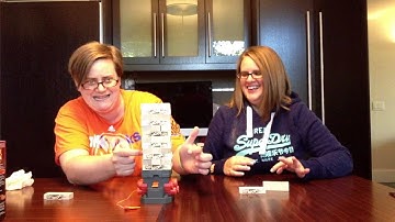Sibling Smackdown Jenga Boom