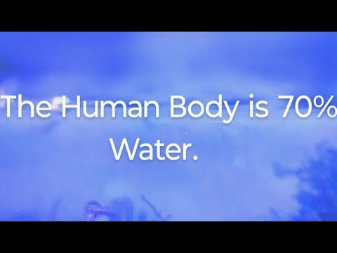 Humans are made up of over 70% water  人は70%以上が水でできている - Haniok ハニオケイ #ambient