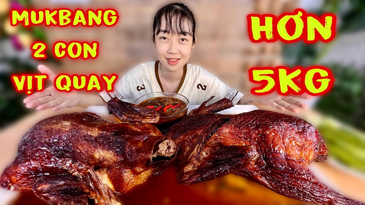 Không Cầm Được Nước Miếng Khi Nhìn Yến Hugo Mukbang 2 Con Vịt Quay Hơn 5kg Siêu Hấp Dẫn