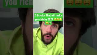 3 CRYPTOS TO MAKE YOU RICH BY 2024 🤑🤑🤑 #dogecoin #crypto #bestcrypto #eth Resimi