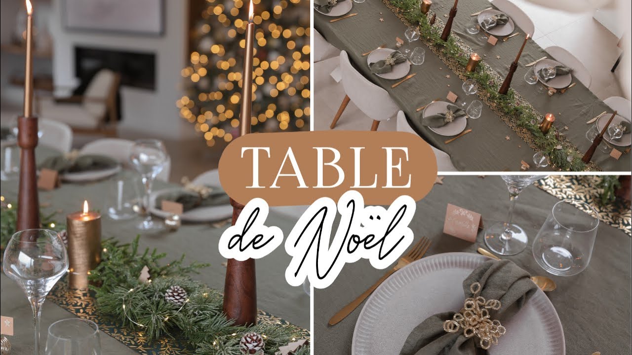 Ma décoration de table de noël - 2023
