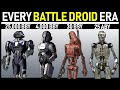 EVERY Era of Battle Droid (50,000+ Years) | Star Wars Legends
