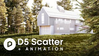 D5 Render 2.7 Tutorial l D5 Scatter & New Camera For Animation!!!