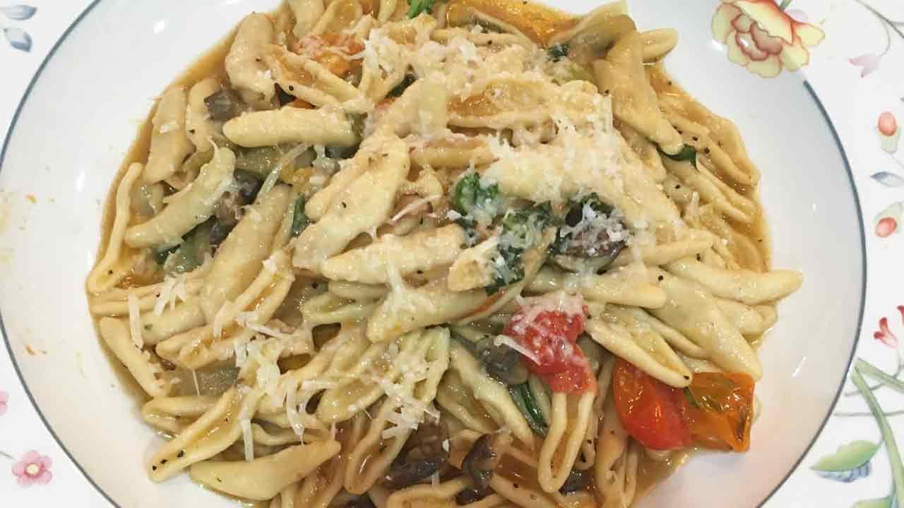 How to Make Cavatelli Pasta with Mushrooms YouTube