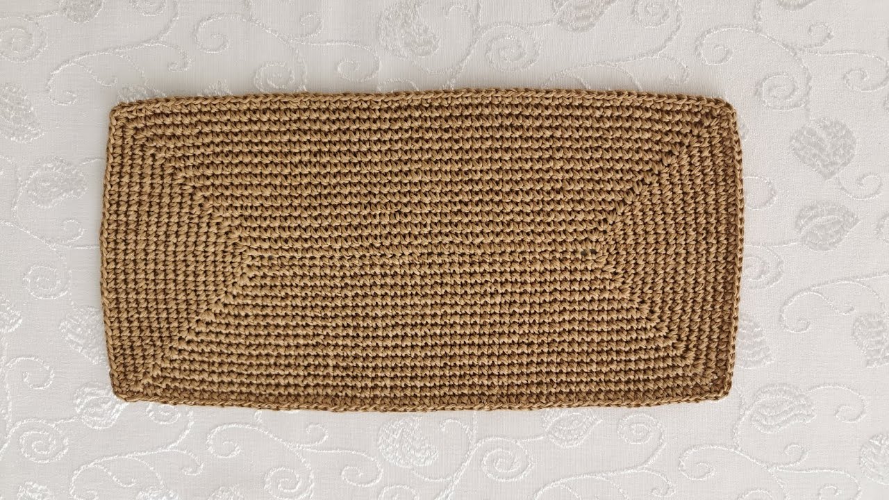 3mm tığ ile Dikdortgen Taban Yapımı               (tüm önemli püf noktaları ile)