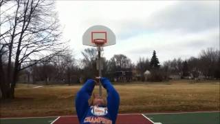 EPIC backwards 3 pointers, 8 and 10 year olds