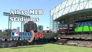 Mlb 14 the show (ps4) | all 30 stadiums
