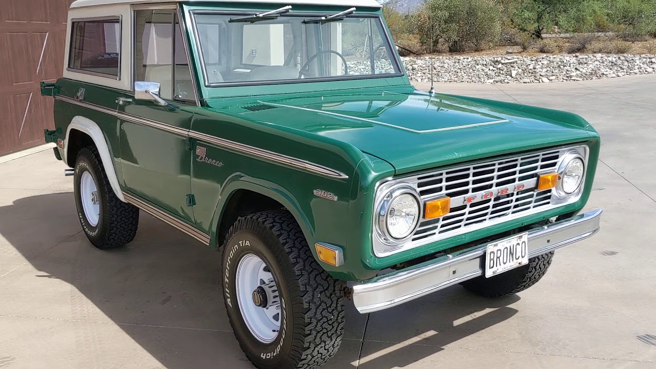 69 Ford Bronco Norway Green Survivor