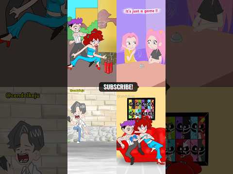 Teenage love story 😅🤣 (K-pop demon hunters vs poppy playtime ft squid game)