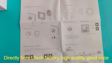 LTech E6-DA1 DALI knob panel LED dimmer - happyttt.com