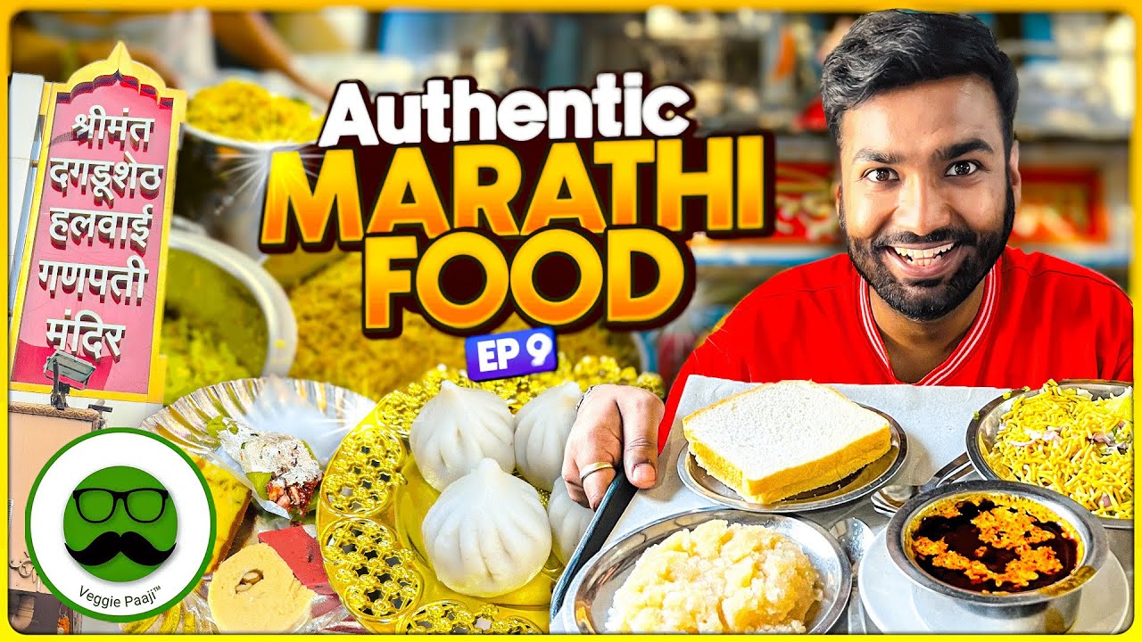 Authentic Marathi Food in Pune | Krishna Misal, Gujar Mastani, Kaka Halwai & More | Veggie Paaji