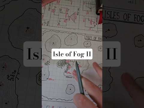 Isle of Fog II #dnd #mapmaking #worldbuilding #dungeonsanddragons