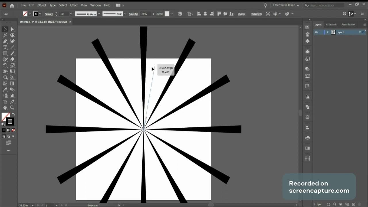 How to create a starburst in illustrator YouTube
