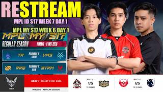 LIVE MPL MY ID S17 - ONIC VS RRQ HOSHI | RRQ TORA VS BTR | BTR VS TL ID