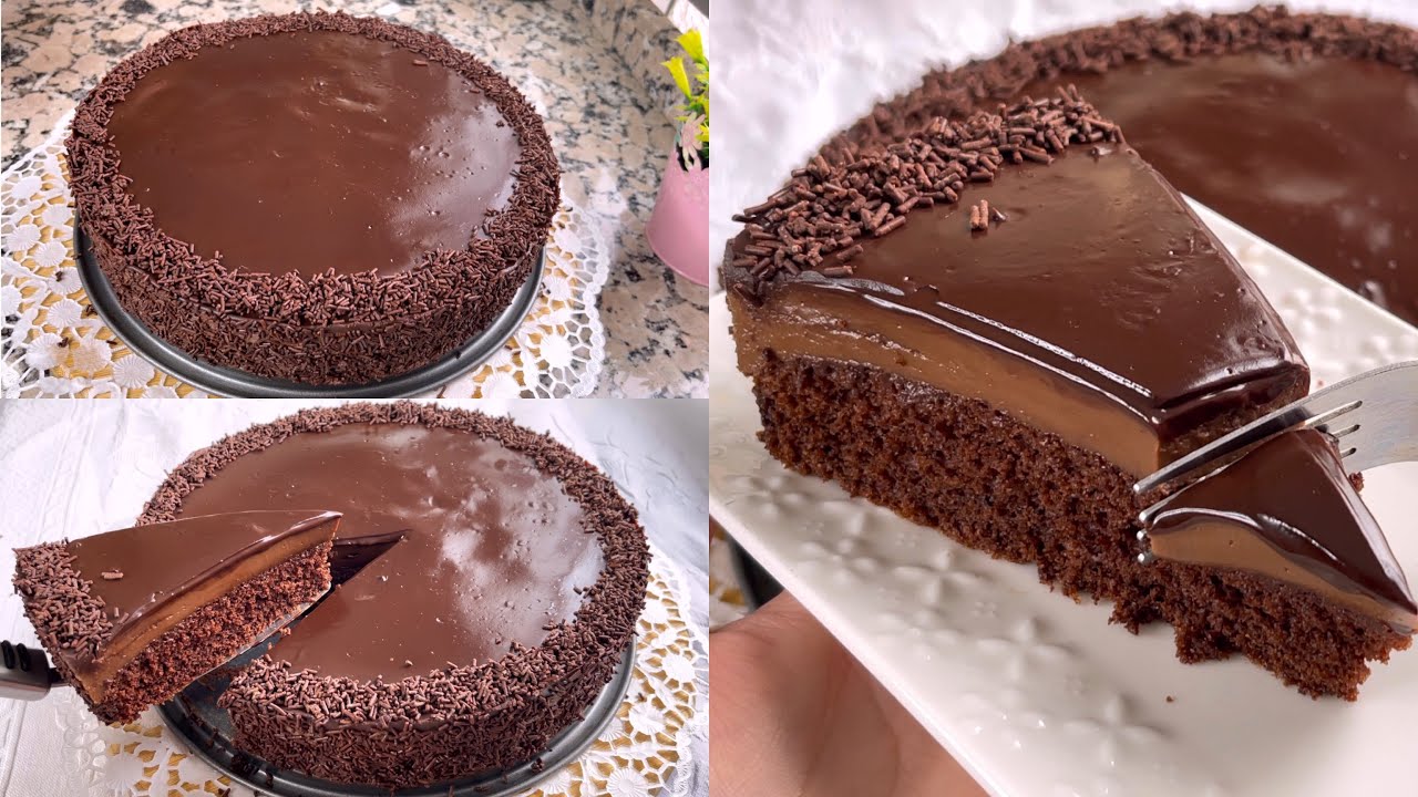 كيكة الخمس ملاعق  مذاق رهيب لا يقاوم 👌بدون كريمة بمكونات جد بسيطة واقتصادية كيك ادمااان🤤