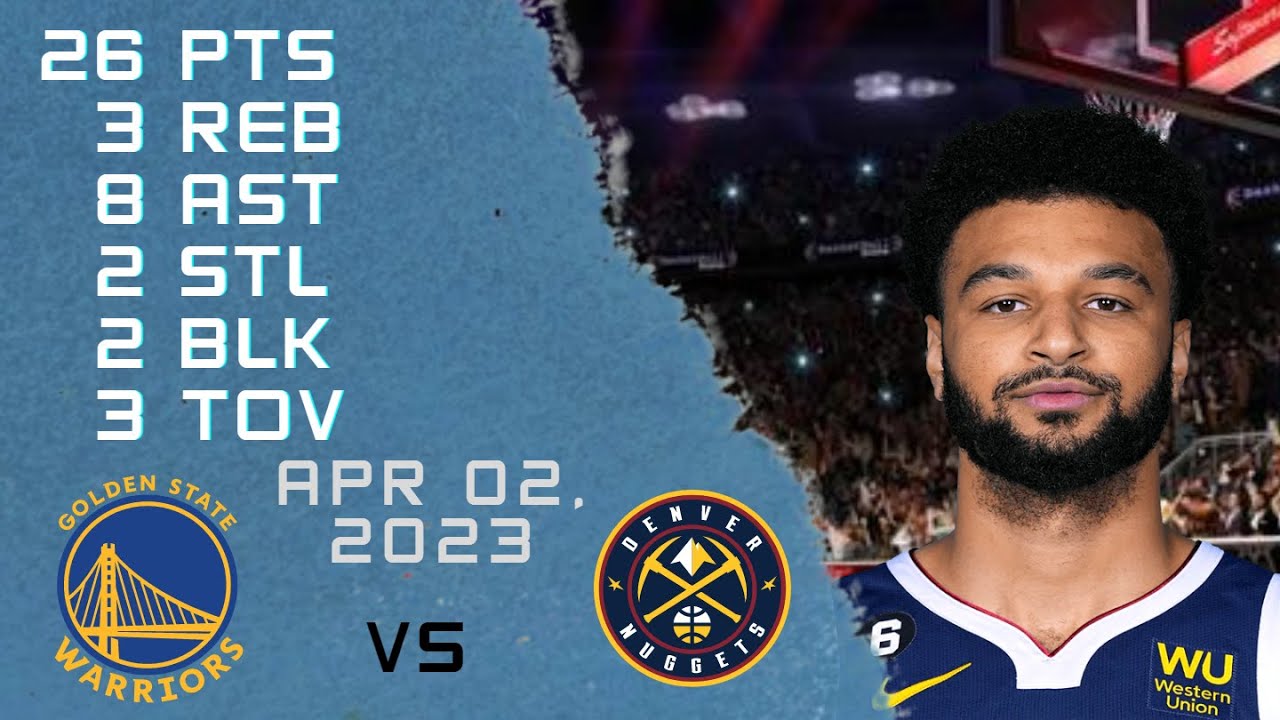 Jamal Murray NBA NUGGETS vs WARRIORS Regular season Gameplay