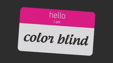Colorblind - A Colorful Guide to Colorblindness (animated infographic)