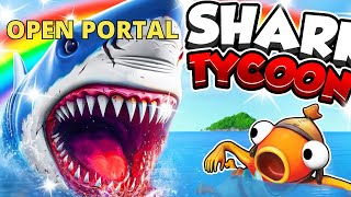 HOW TO OPEN THE PORTAL ON SHARK TYCOON SIMULATOR / Find 5 secret statues  location tutorial