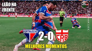 Fortaleza 2 x 0 CRB - Melhores Momentos - COMPLETO - Final Copa do Nordeste 2024