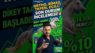 #GRTHO, #BIMAS, #TKFEN, #ECILC SON DURUM İNCELEMESİ! 🚀 Dikey Yayında Analiz Başladı!