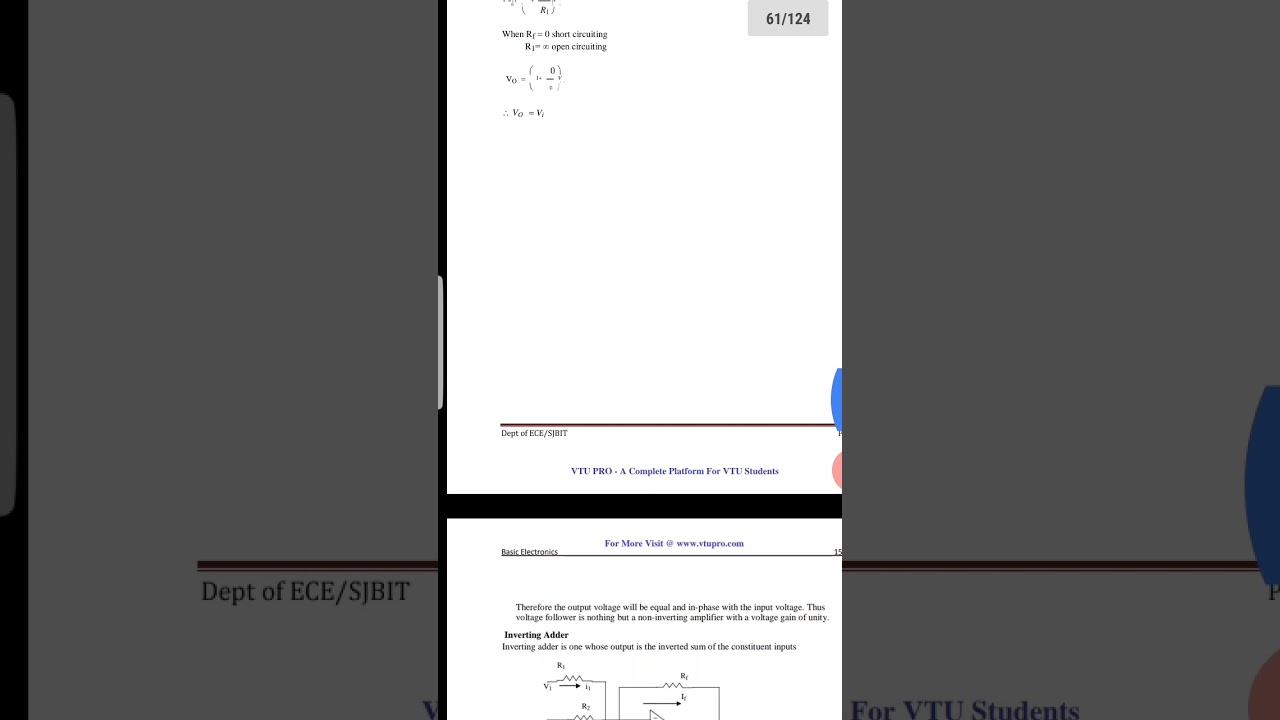 Differentiator and integrator
