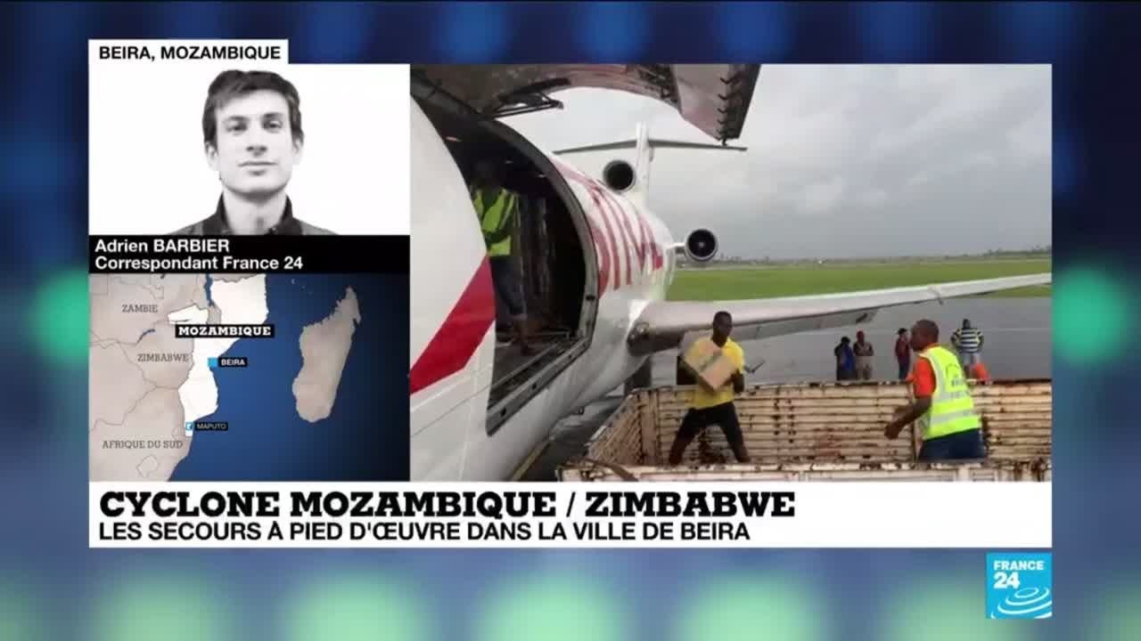 Cyclone Mozambique : les secours à pied d'oeuvre dans la ville de Beira