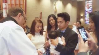 Lucas Siazon's Baptism