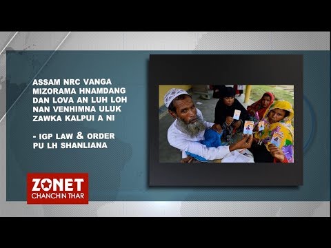 Video ZONET CHANCHIN THAR 2 September, 2019 (Thawhtanni) - youtube