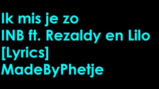 ind ik mis je zo lyrics