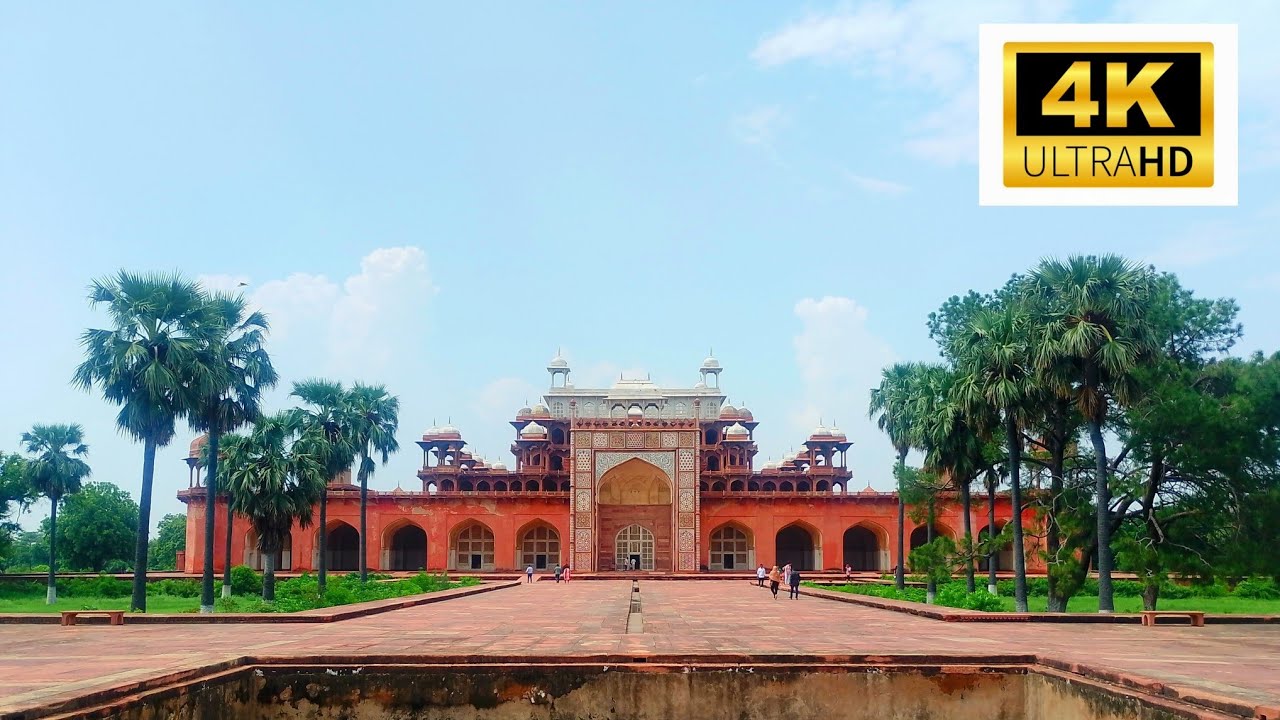 Akbar Tomb full guide tour in Hindi 4K 