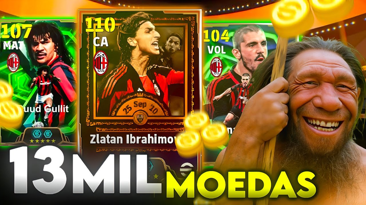 Girando 13 Mil Moedas no IBRAHIMOVIĆ 110 Big TimeKKKKKKKKKKKKKKKKK