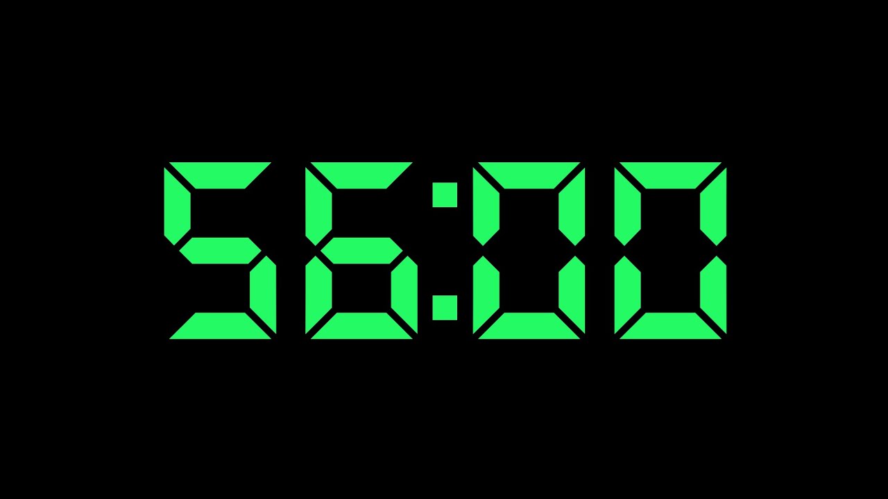 Countdown 56 Minute Countdown Timer | Relax & Focus ⏱️ | CountdownLive ...