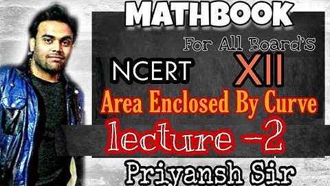 Class 12th || Area enclosed by curve||#Ncert Area enclosed by curve#Cbse#Isc#Up#IITJEE Video Lecture