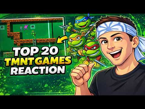 Reacting to the Top 20 Teenage Mutant Ninja Turtles Games Ever Made!