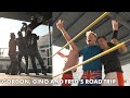 Gordon Ramsay &amp; Fred Sirieix Take Part In A Wrestling Match  | Gordon, Gino and Fred&#39;s Road Trip