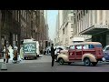 1940s - Views of New York in color [60fps, Remastered] w/added sound