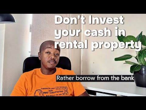 Never use cash to invest in rental property | SARS