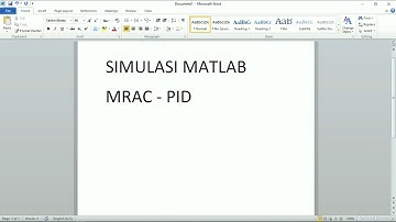 MRAC Lyapunov + PID and Fuzzy (Muhamad Hafif) Simulasi Simulink, Politeknik Negeri Jakarta