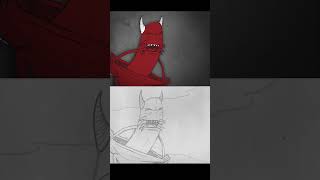 red monsters crawling out of monsters #shorts