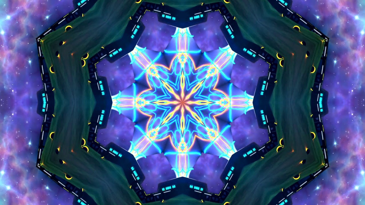 Kaleidoscope Patterns 4K Abstract Motion Graphics Background, Unique ...