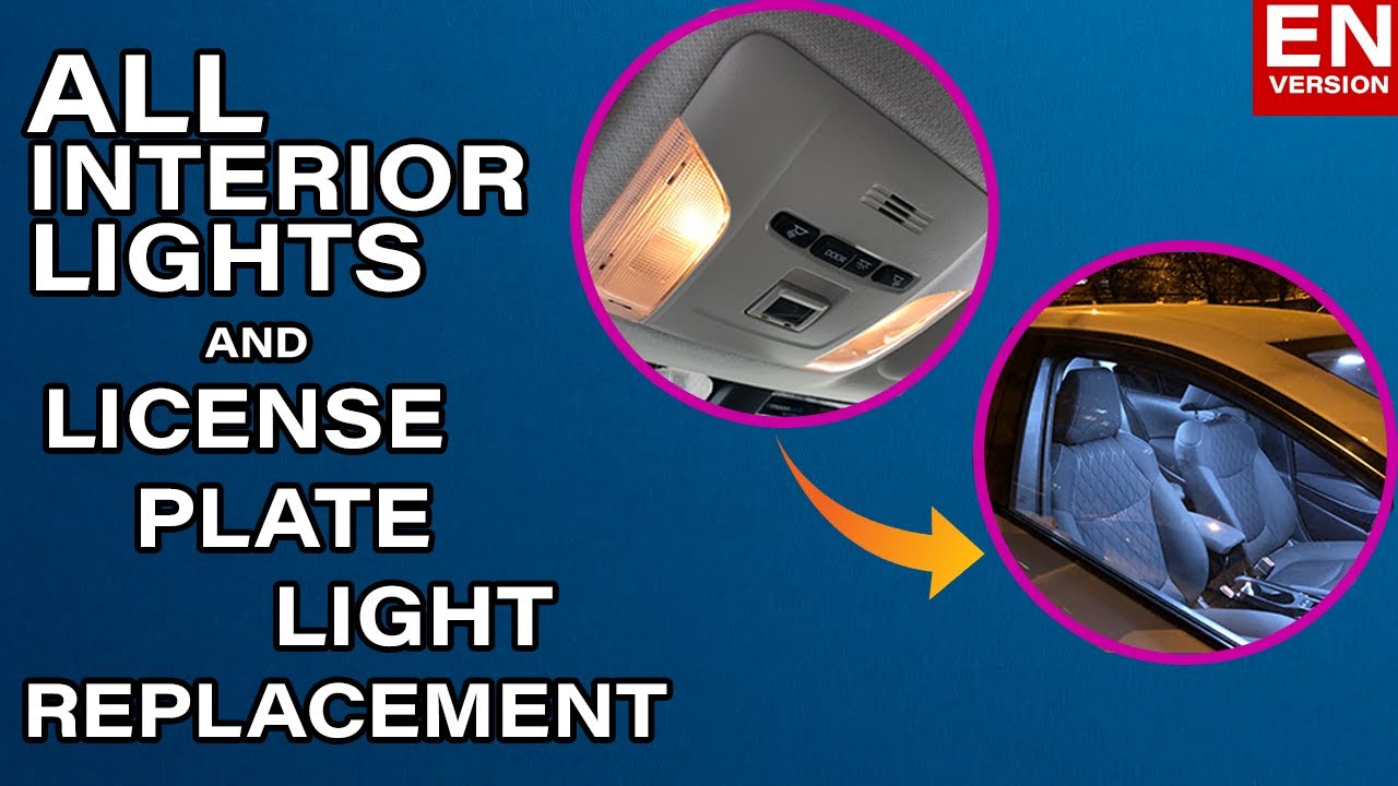 Toyota Corolla 2021 All Interior Lights And Licence Plate Lights LED Replacement! YouTube